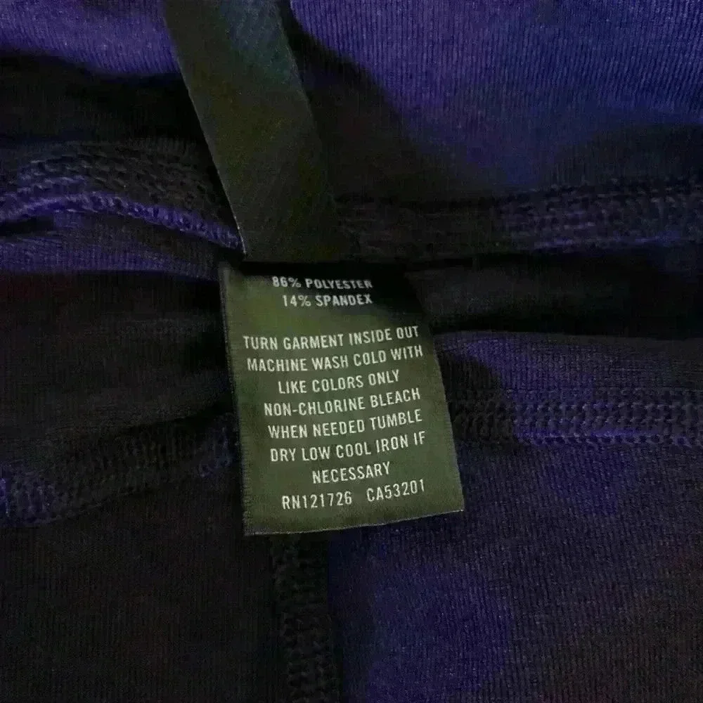 Live Love Dream NWT Best Booty Ever Crop Purple Leggings Size M